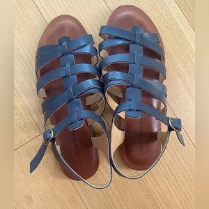 Lucky Brand Strappy Black & Brown Sandals - Size 9